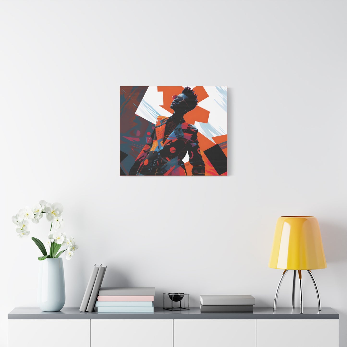 Fashion Is King Afrocentric Black Art Canvas Wall Print