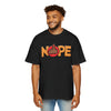 Nope Not Today Streetwear Statement Unisex Heavyweight Cotton Oversized T-Shirt