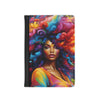 Beautiful In Every Color Vegan Leather Black Art RFID Blocking Passport Cover