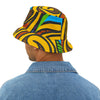 Trendy Ethnic Inspired Swirl Print Unisex Bucket Beach Hat