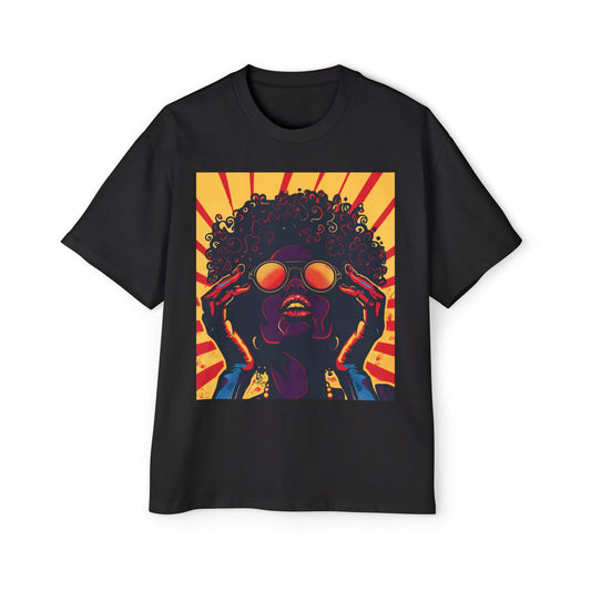 It's All In My Mind Streetwear Afrocentric Unisex Heavyweight Cotton Oversized T-Shirt - Xtreme Shopper