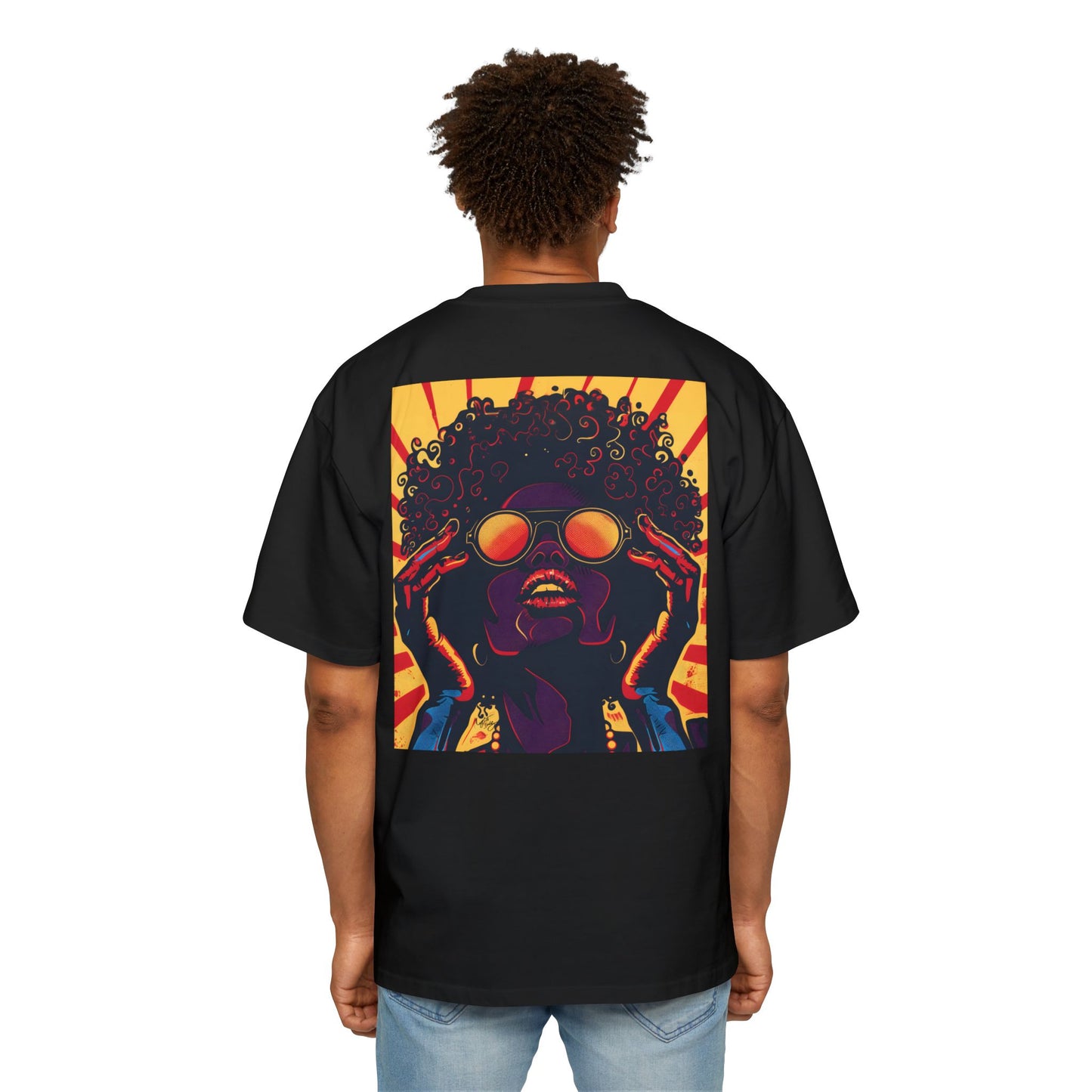 Anxiety It's In My Head Streetwear Statement Unisex Heavyweight Cotton Oversized T-Shirt