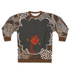 Afro Beauty Cheetah Animal Print Theme Sweatshirt