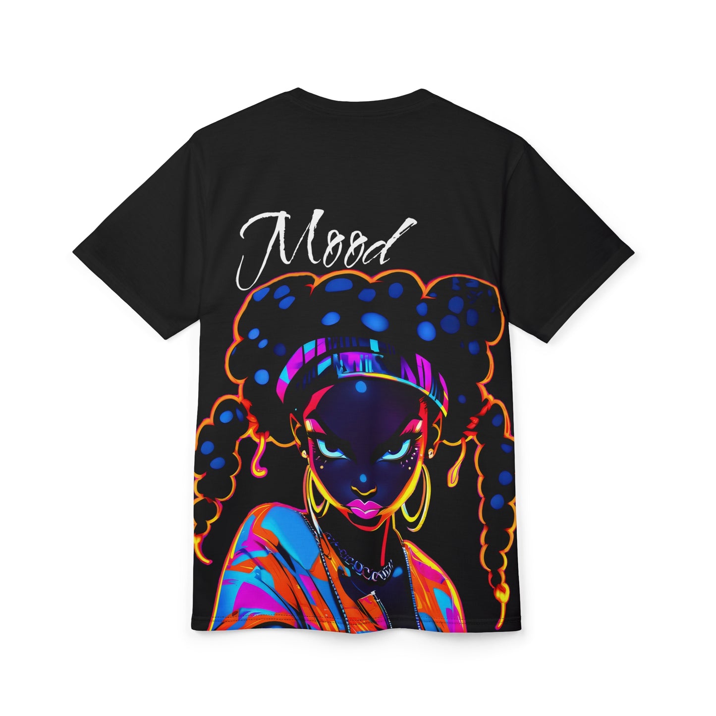 Mood Black Anime Statement Trendy Streetwear Unisex Graphic Tee T-Shirt