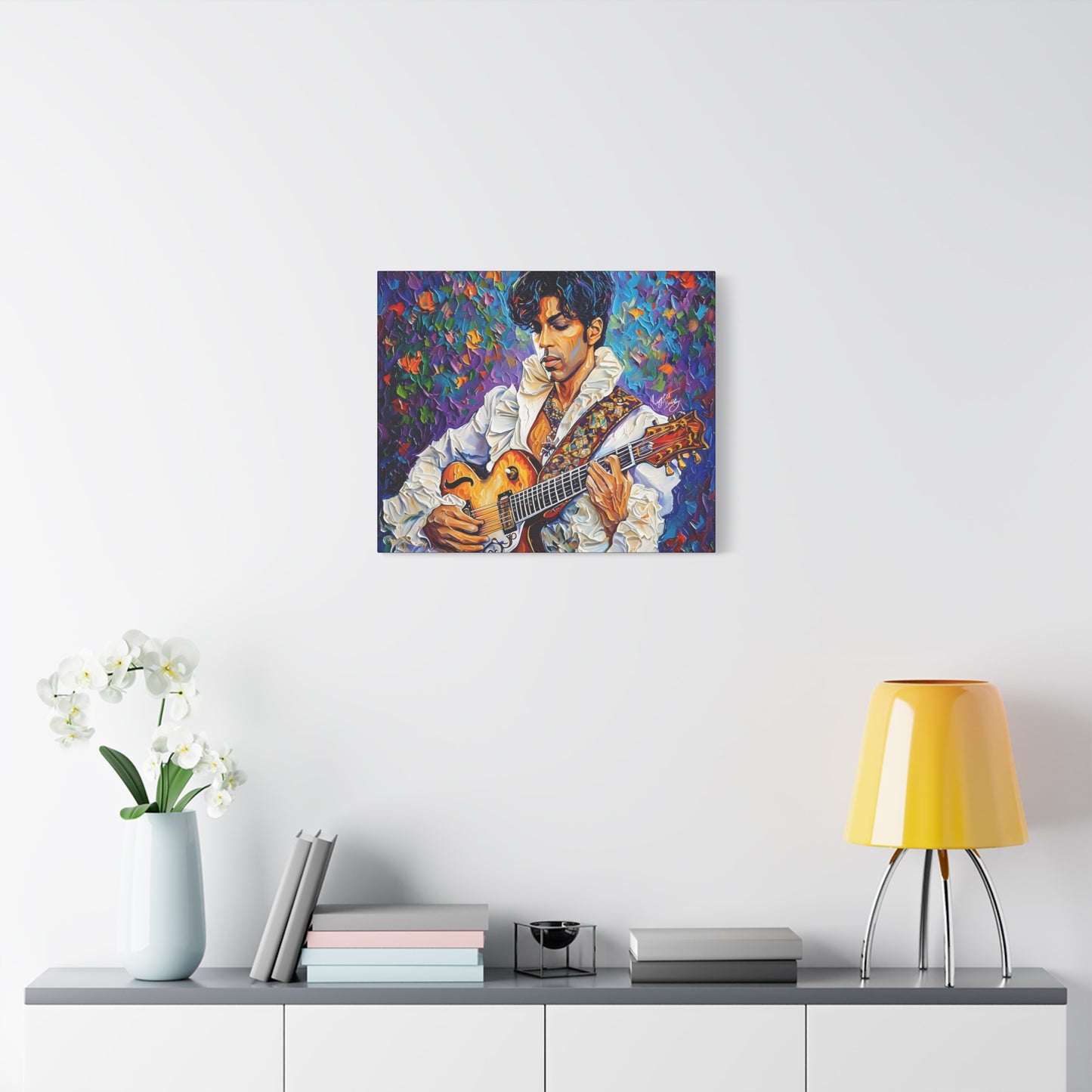 Prince The Artist Afrocentric Black Man Art Canvas Wall Print