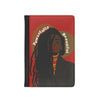 Powerfully Beautiful Vegan Leather Black Art RFID Blocking Passport Cover