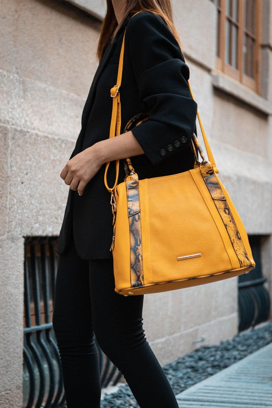 MKF Kenna Snake embossed Tote Bag by Mia K - Xtreme Shopper