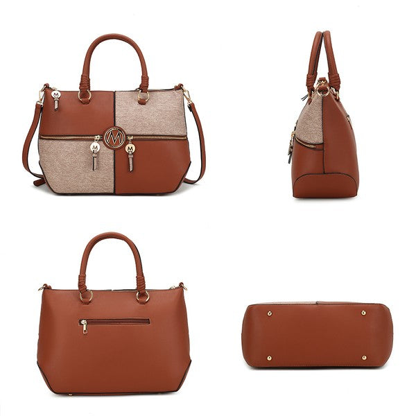 MKF Maji Women's Satchel Bag & Wristlet by Mia K - Xtreme Shopper