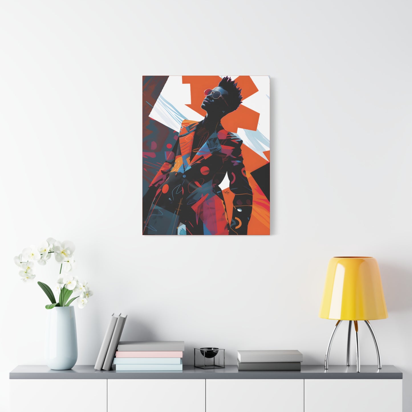 Fashion Is King Afrocentric Black Art Canvas Wall Print