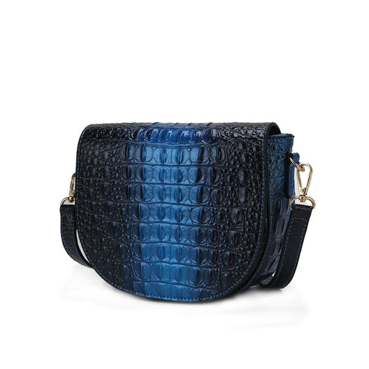 MKF Amalia Croc-Embossed Crossbody Bag by Mia K - Xtreme Shopper