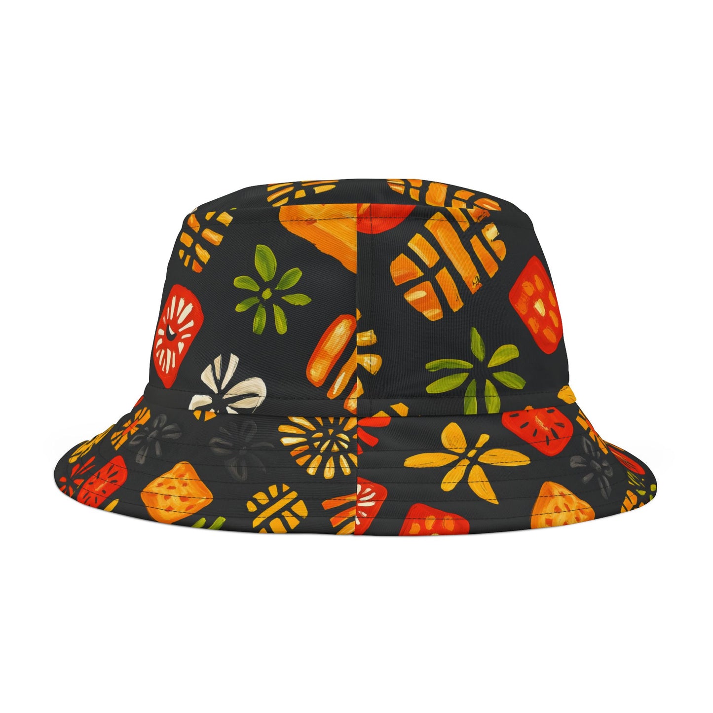 Trendy Ethnic Inspired Print Unisex Bucket Beach Hat