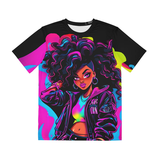 I'm A Fly Girl Black Woman Vibrant Graphic Streetwear Unisex Tee T-Shirt - Xtreme Shopper