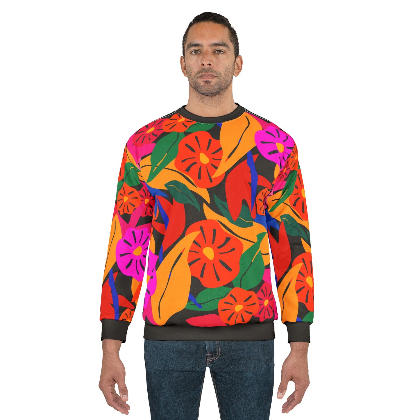 Spring Fling Abstract Art Graphic Sweatshirt