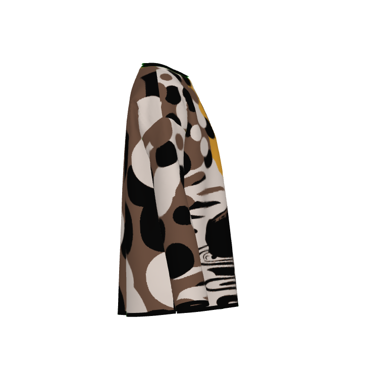 The Reflection Pool Afrocentric Black Woman Print Crewneck Women's Sweater