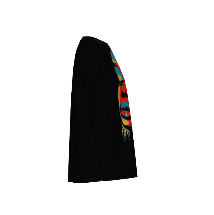 Beautiful Colors Afrocentric Black Woman Print Crewneck Women's Sweater