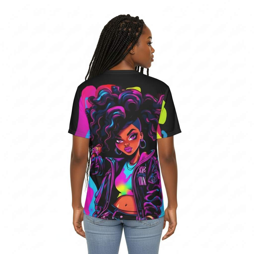 I'm A Fly Girl Black Woman Vibrant Graphic Streetwear Unisex Tee T-Shirt