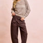 BiBi Boho Washed Terry Pants with Pockets - Xtreme Shopper