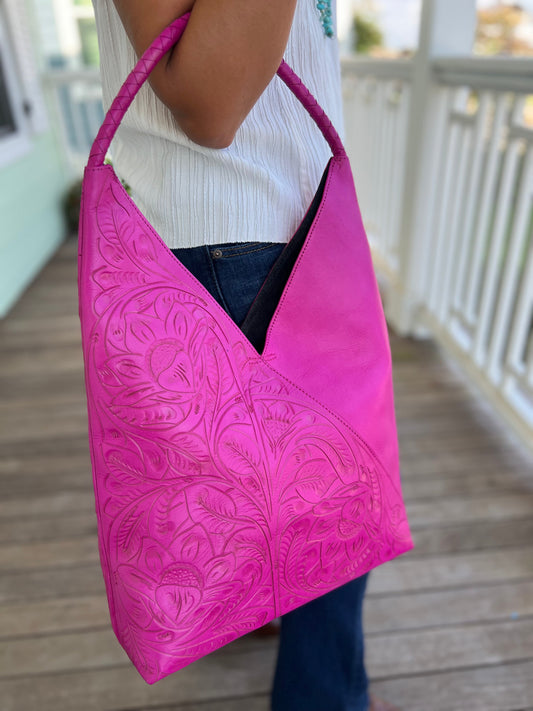 The Nancy Ann Leather Hobo Bag