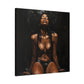At The End Of The Day Afrocentric Black Woman Art Canvas Wall Print