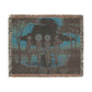All Together Now Black Woman Art Woven Throw Blanket