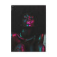 Sometimes It's A Little Hot Afrocentric Black Woman Art Canvas Wall Print