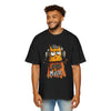 Cats Love Music Streetwear Unisex Heavyweight Cotton Oversized T-Shirt - Xtreme Shopper