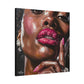 Let Me Tell You A Secret Afrocentric Black Woman Art Canvas Wall Print