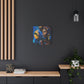 Vacation Vibes Afrocentric Black Woman Abstract Art Canvas Wall Print