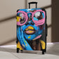 Painted In Sight Black Woman Art Hardshell Hardside Lockable Spinner Suitcase