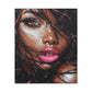 I'm Parched Afrocentric Black Woman Art Canvas Wall Print
