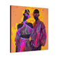 You Know We're Fly Afrocentric Black Abstract Art Canvas Wall Print
