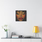 Just Meditate On It Black Woman Art Canvas Wall Print