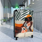 Relaxing In Abstract Black Art Hardshell Hardside Lockable Spinner Suitcase Luggage