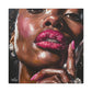 Let Me Tell You A Secret Afrocentric Black Woman Art Canvas Wall Print