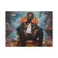 SurrealFlyism Afrocentric Black Man Art Canvas Wall Print