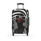 In Black And White Black Woman Art Hardshell Hardside Lockable Spinner Suitcase