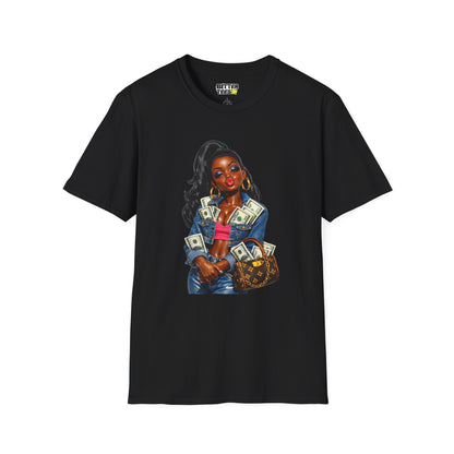 Call Me Big Money Black Doll Meme Retro 90s Attitude Portrait Novelty Unisex T-Shirt
