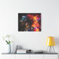 Colors Of The Universe Afrocentric Black Woman Abstract Fantasy Art Canvas Wall Print