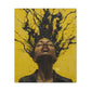 Hype Afrocentric Black Woman Art Canvas Wall Print