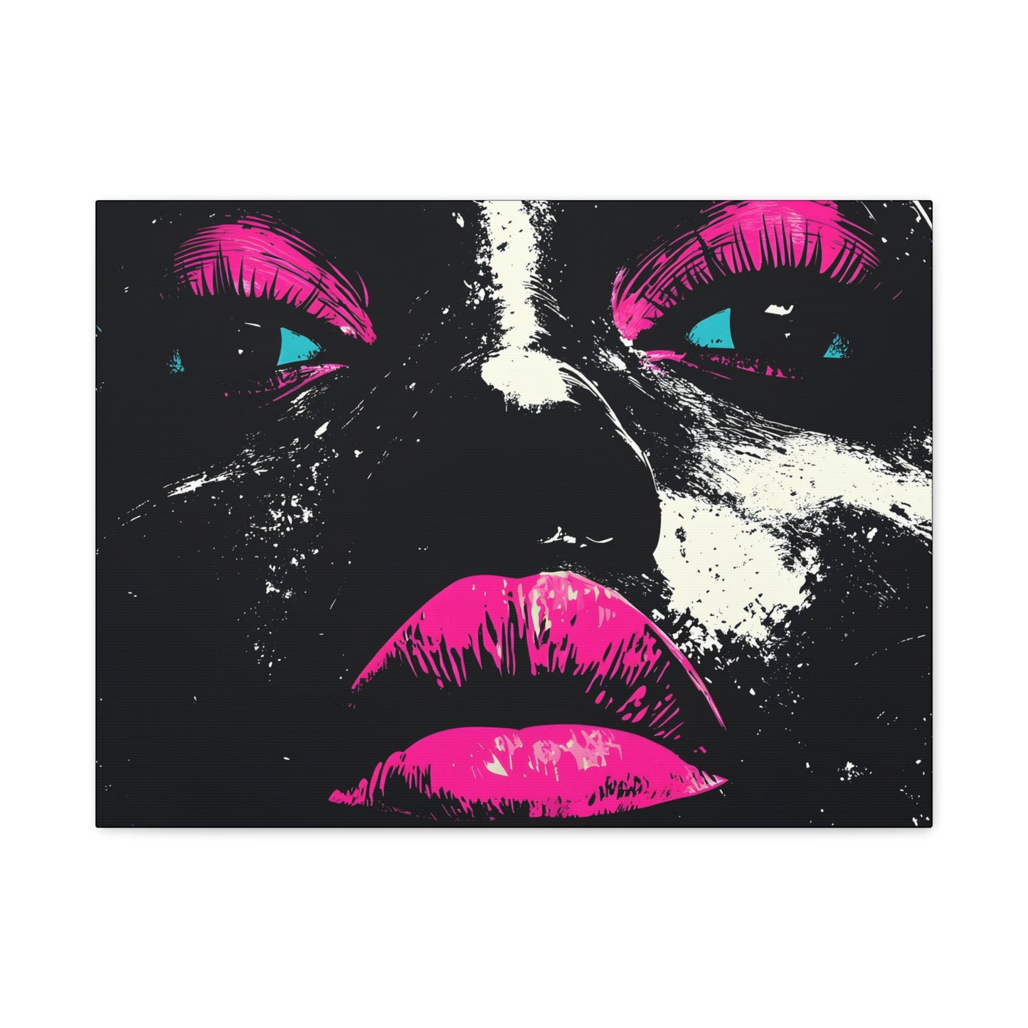 Anticipation Black Woman Art Canvas Wall Print