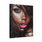I'm Parched Afrocentric Black Woman Art Canvas Wall Print