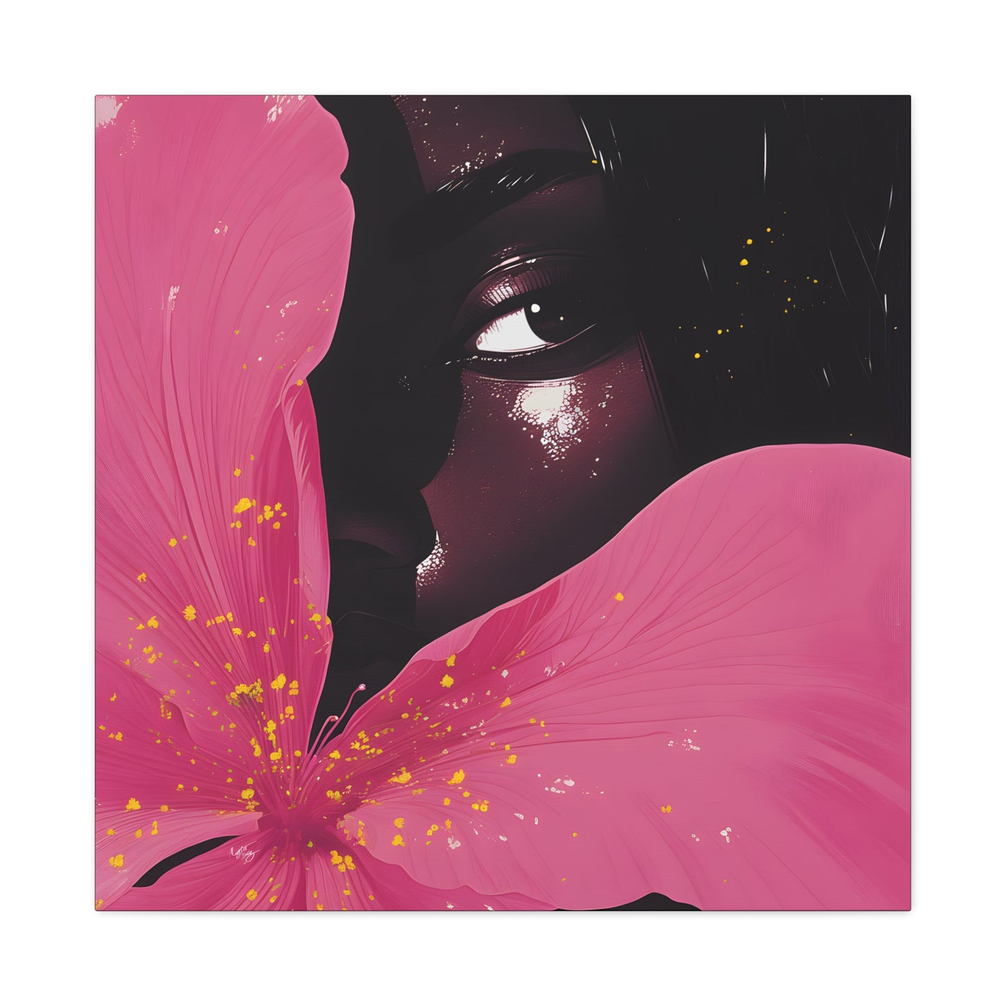 Beautiful Secrets Afrocentric Black Woman Art Canvas Wall Print - Xtreme Shopper