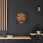 Just Meditate On It Black Woman Art Canvas Wall Print