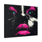 Anticipation Black Woman Art Canvas Wall Print