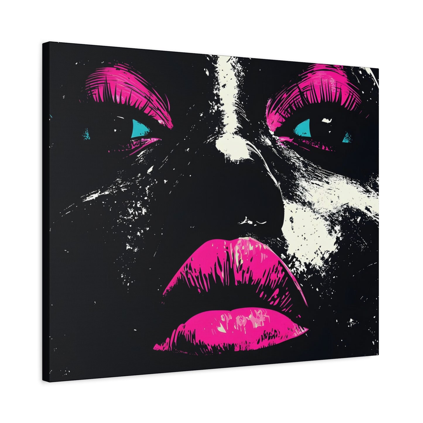 Anticipation Black Woman Art Canvas Wall Print