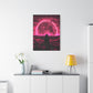 It Rises in the East Afrocentric Black Woman Abstract Art Canvas Wall Print
