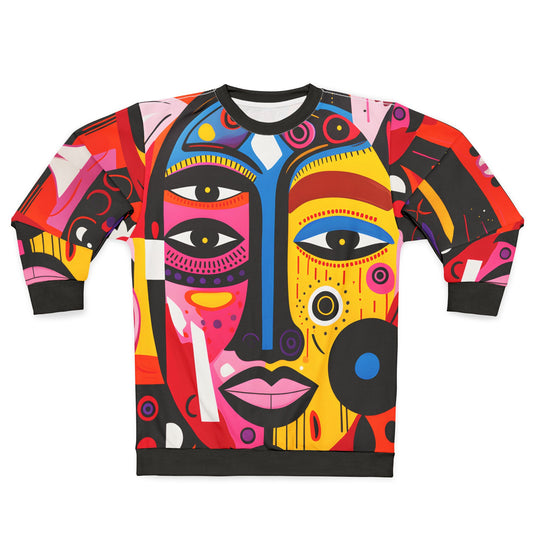 The Mask Abstract Art Graphic Sweatshirt