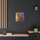 Beautiful and At Peace Afrocentric Black Woman Art Canvas