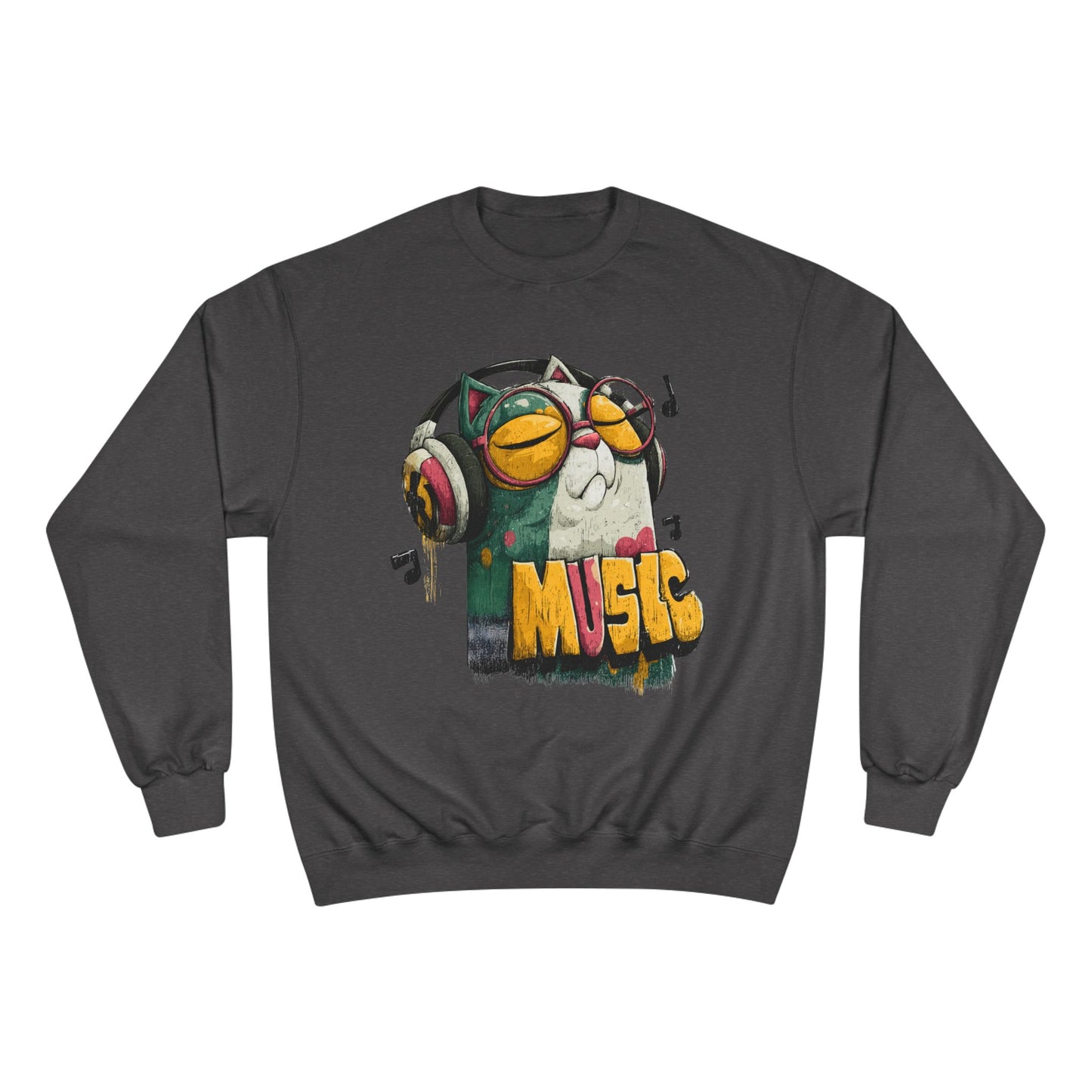 Musicatitry Pet Lover Art Streetwear Champion Sweatshirt - Xtreme Shopper