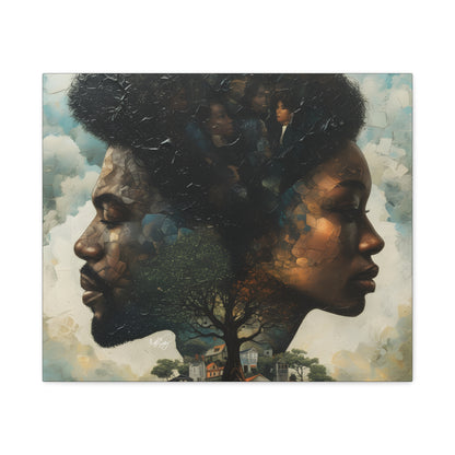 Together We Grow Afrocentric Black Art Canvas Wall Print - Xtreme Shopper